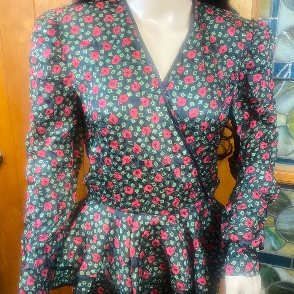 Vintage Joan Sparks for Daniel Barrett Dress 80s